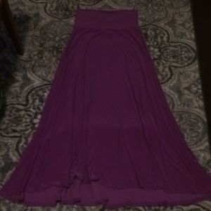 Beautiful purple LuLaRoe skirt/dress size small.